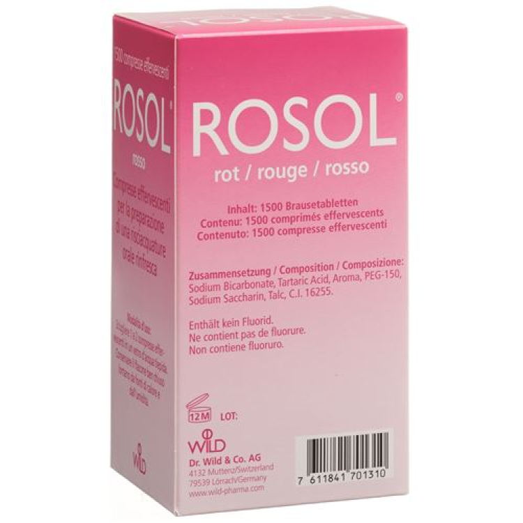 Rosol effervescent 1;500 pcs