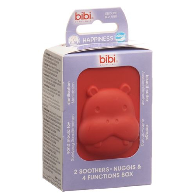 Bibi Nuggi Happiness dental silicone 6-16 ring Mum / Dad Duo Premium SV-A