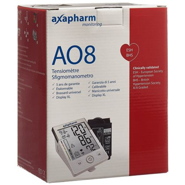 Сфігмоманометр Axapharm AO8 на плече