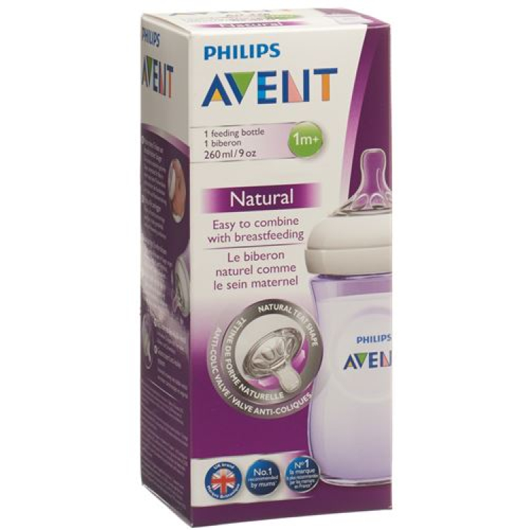 Avent Philips Naturnah bottle 260ml purple