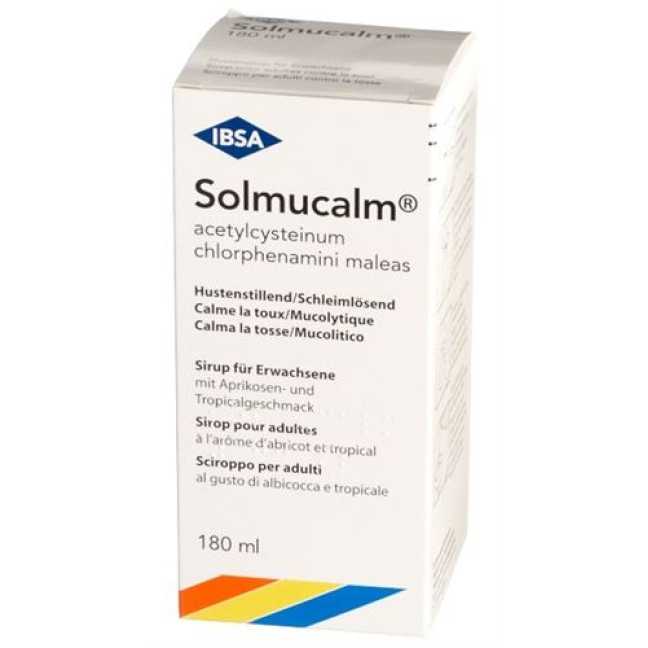 Solmucalm syrup for adults 180 ml