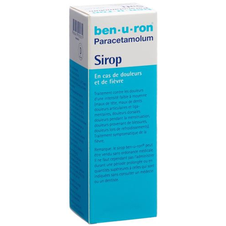 Ben-u-ron syrup 200 mg / 5ml பாட்டில் 100 ml