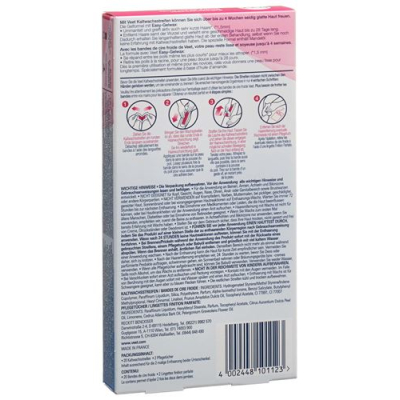 Veet Kaltwachsstreifen аяқтары және Körp Sensitive 10 x 2 дана