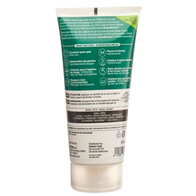 ZUCCARI əsl aloe gel tube 150 ml