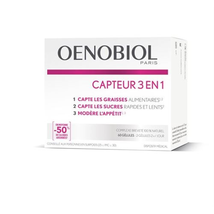 OENOBIOL Binder 3 in 1 Kaps 60 pcs