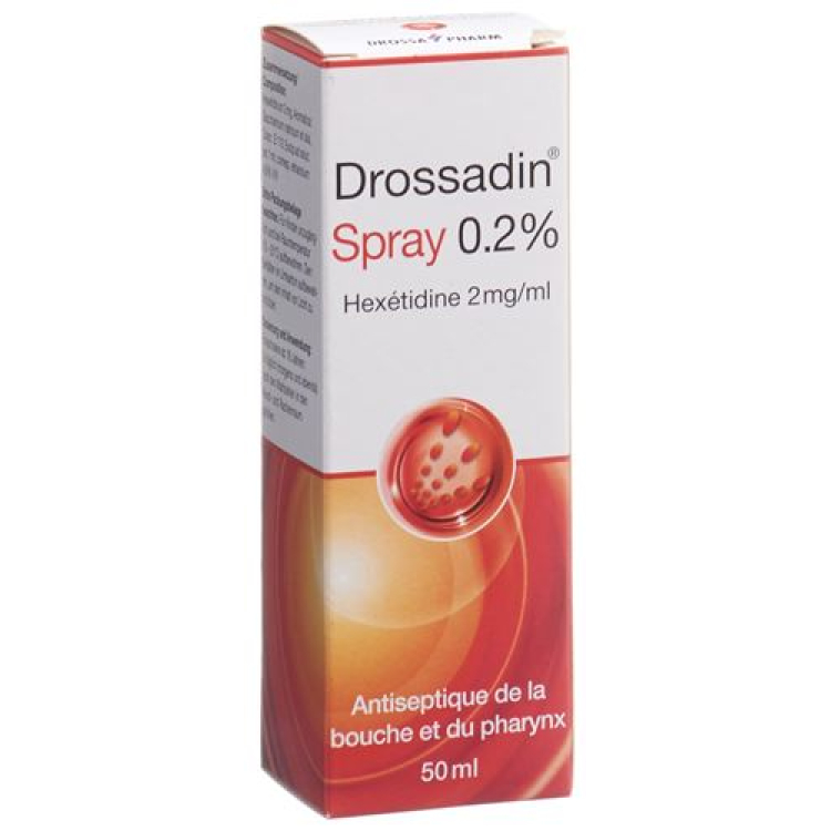 Drossadin sprey Lös 0,2% Glasfl 50 ml