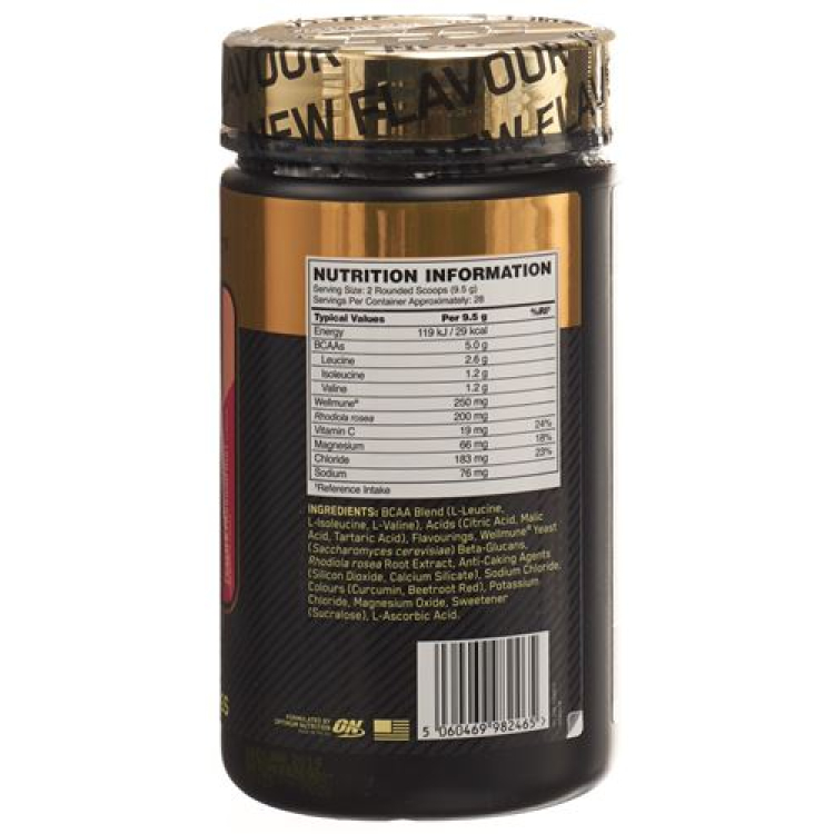 OPTIMUM BCAA Gold Standard Train & Sustain Peach & Passionfruit Ds 266 g