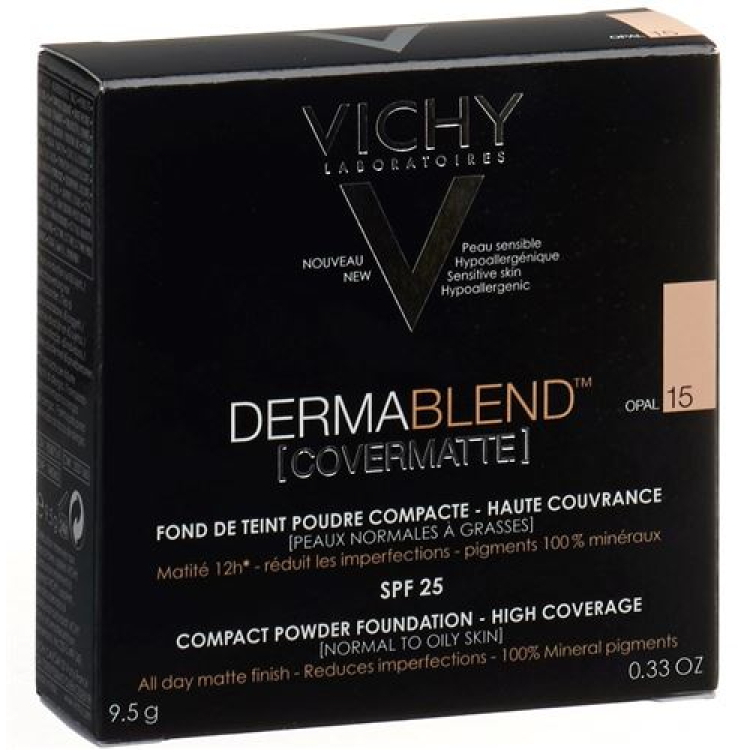 Vichy Dermablend Päällysmatto 15 9,5 g