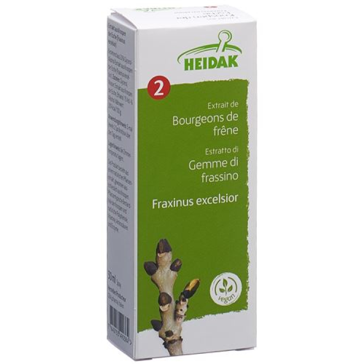 HEIDAK bud Ash Fraxinus glycerol maceratie Fl 30 ml