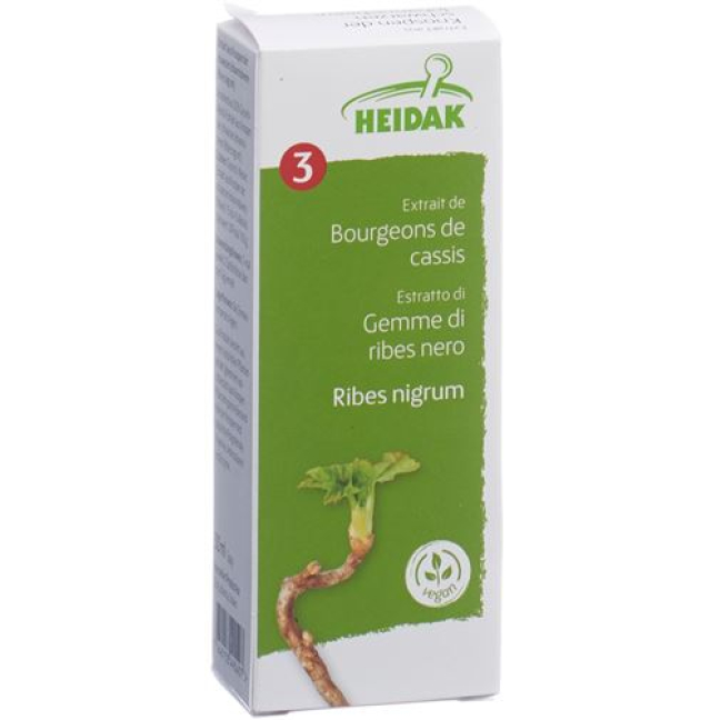 HEIDAK bud currant Ribes nig glycerol maceration Fl 30 մլ