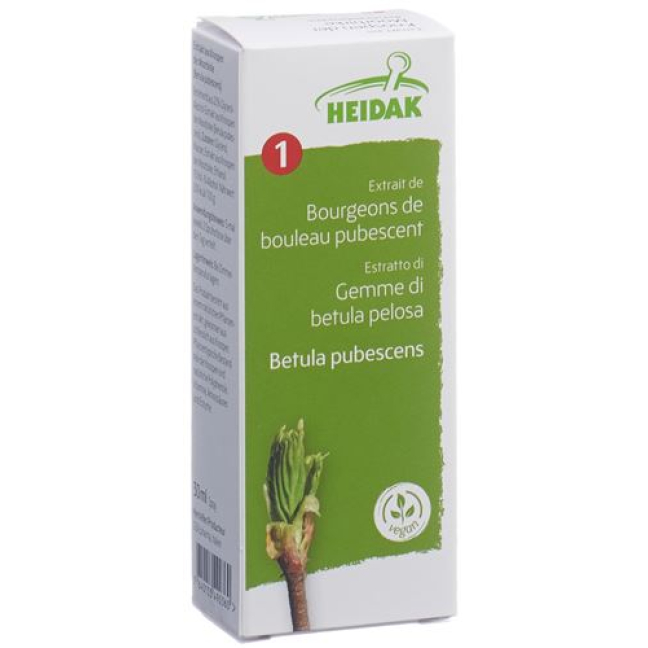 HEIDAK bud Moorbirke Betula pub glycerol maceration Fl 500 ml