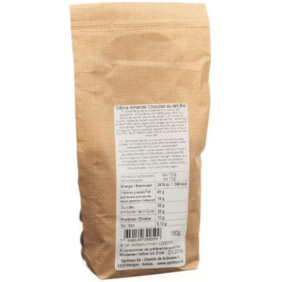 Optimy njutning mandelmjölkchoklad Bio 150 g