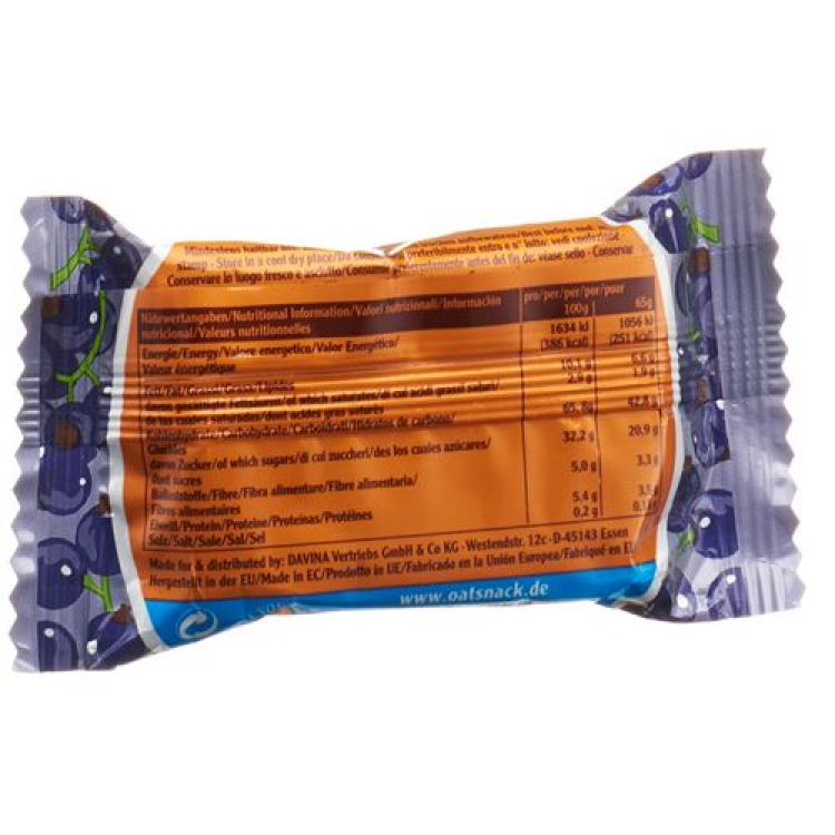 Energy Oatsnack ribs 65 g