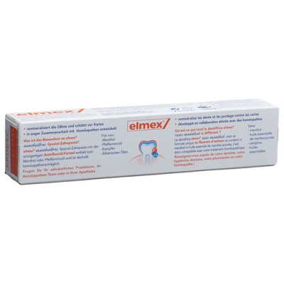 elmex KARIESSCHUTZ menthol-free toothpaste Tb 75 ml