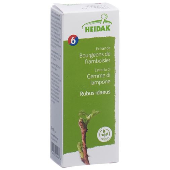 HEIDAK bud framboesa Rubus idaeus glicerol maceração Fl 30 ml