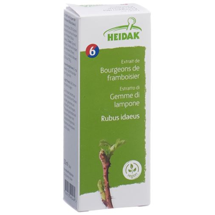 HEIDAK silmuvadelma Rubus idaeus glyserolimaserointi Fl 30 ml