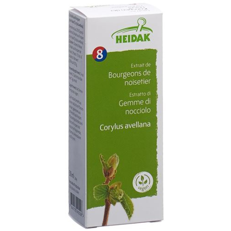 HEIDAK bud hazel Corylus avel glycerol maceration Fl 30ml