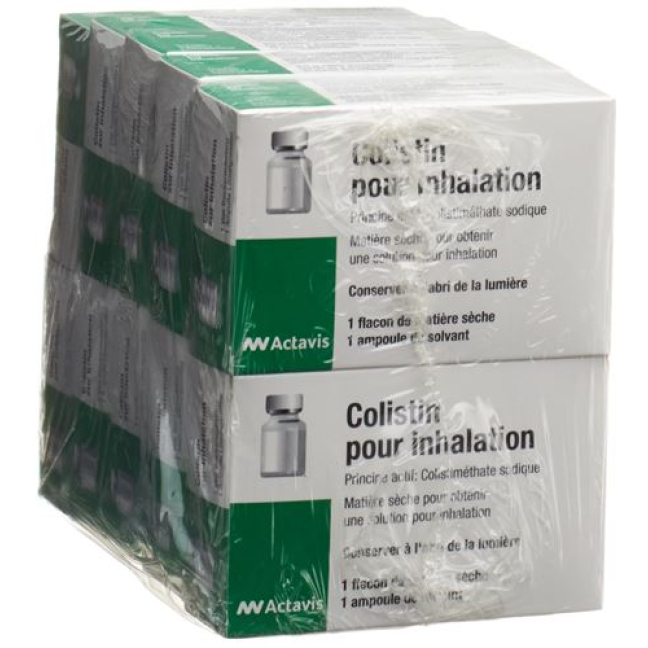 Colistin Inhalation PLV 1 Million IU with Solvent Vial 10 pc