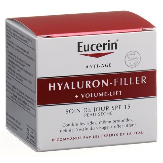 Eucerin Hyaluron-FILLER+ Crème de Jour Volume-Lift peau sèche 50 ml