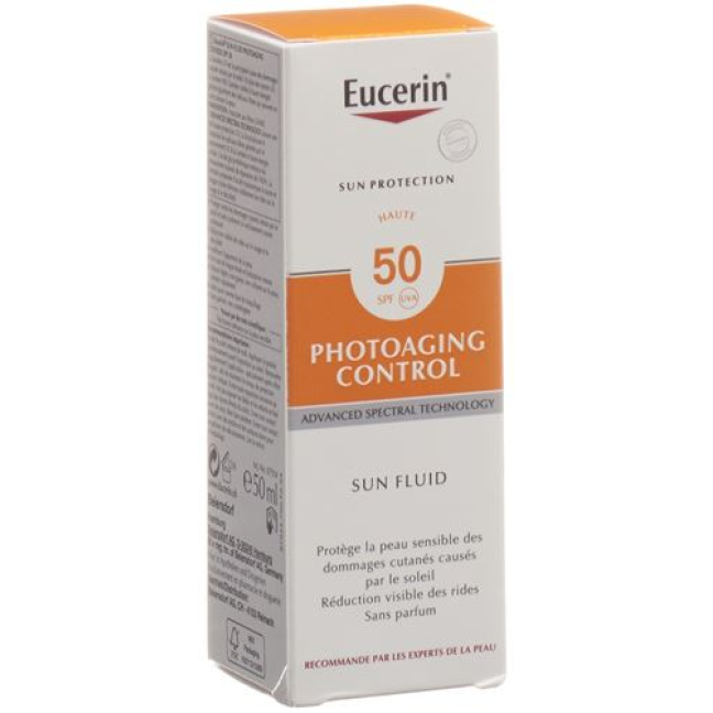 Eucerin SUN photoaging Control Sun Fluid SPF50 + Tb 50 מ"ל