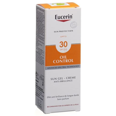 Eucerin SUN Күнге қарсы майды бақылайтын гельді жылтырға қарсы крем SPF30 50 мл Тб