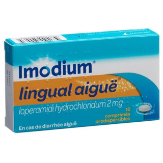 Imodium lingual acute melting tablet 2 mg 12 pcs