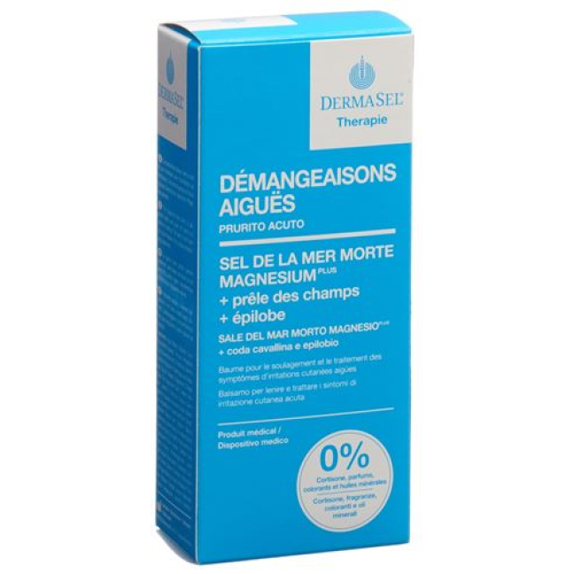 Dermasel थेरेपी खुजली एक्यूट बाल्स जर्मन/फ्रेंच/इतालवी 75 ml