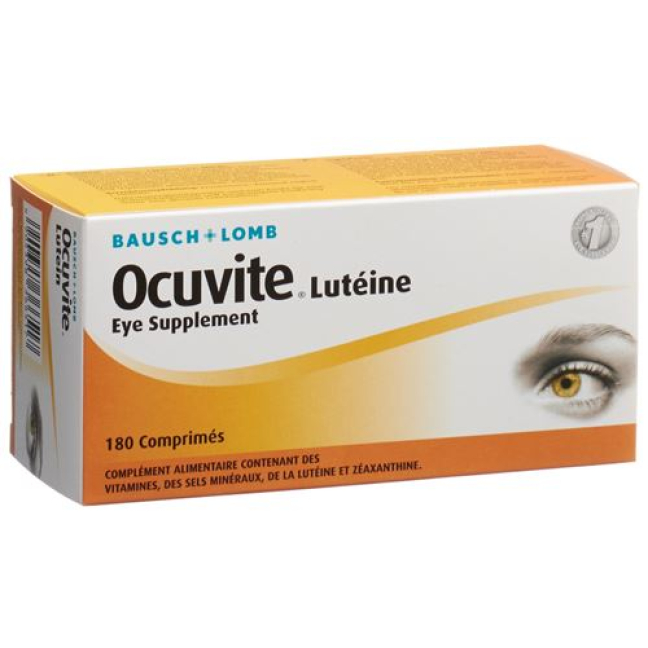 Ocuvite Lutein Tablets 180 pcs - Swiss Health Supplements