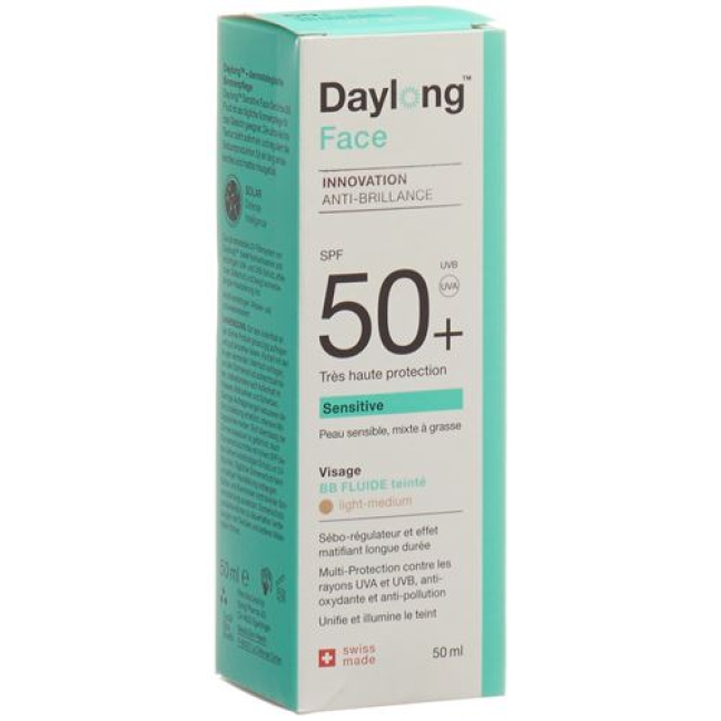 Buy Daylong Sensitive Face Tinted BB Fluid SPF50 + Disp 50 ml Online from Switzerland