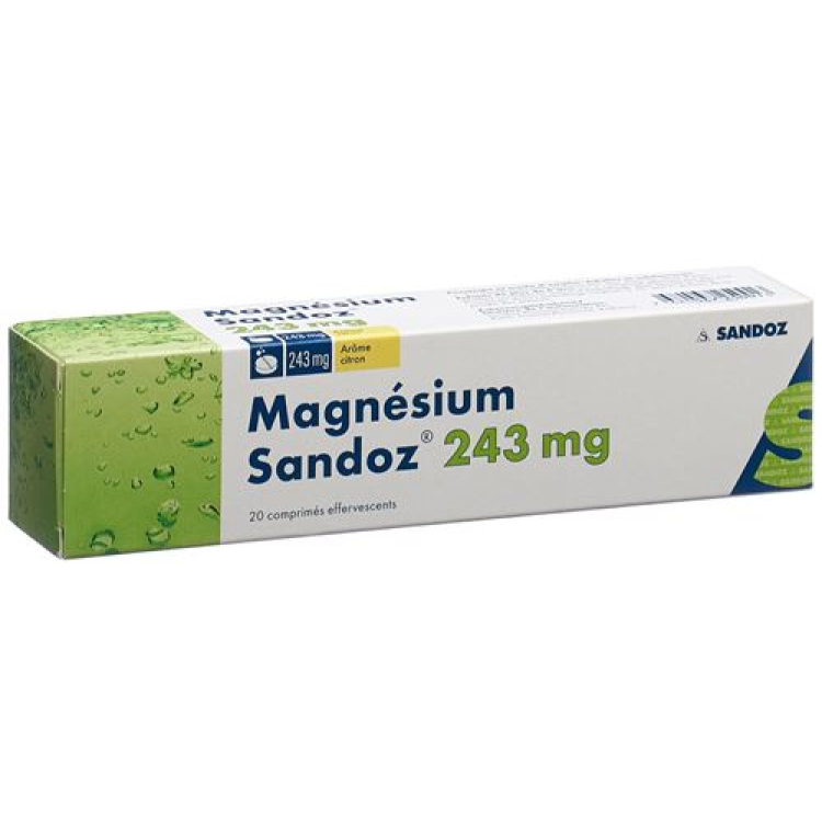 Magnesium Sandoz effervescent tablets 20 stk