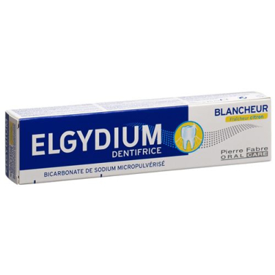 Elgydium White Teeth Pasta do Zębów Zimna Cytryna tube 75 ml