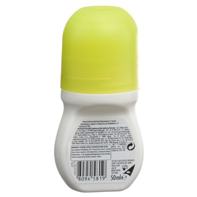 Borotalco Active Fresh Roll on citrus and lime 50 ml