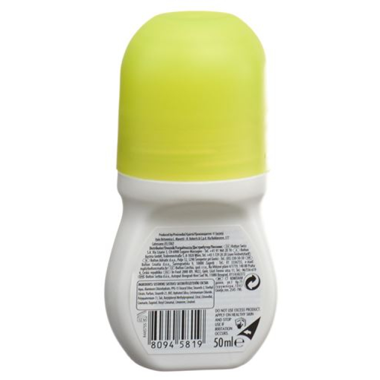 Borotalco Active Fresh Roll på sitrus og lime 50 ml