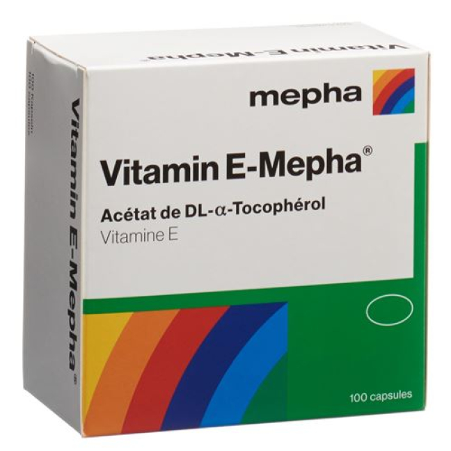Vitamín E-Mepha Kaps 100 ks