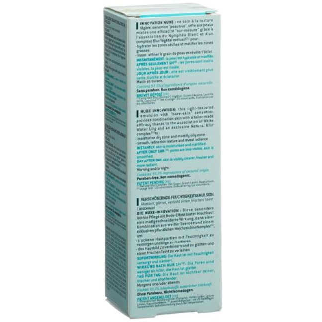 Nuxe AquaBella Emulsão Hidratante Matificante 50 ml