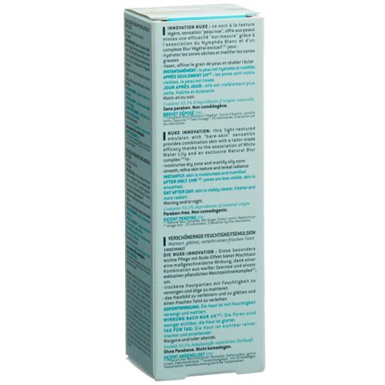 Nuxe AquaBella Hydrating Emulsion Matifying 50 ml