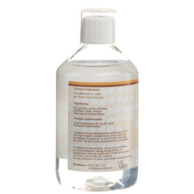 Frasco de Silício Orgânico Organosil G7 500ml