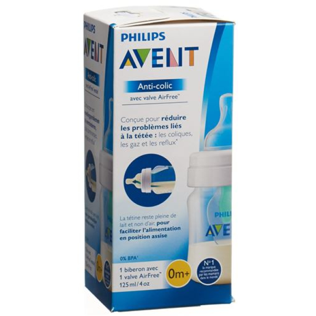 Avent Philips Anti-Kolik-flaskor med AirFree-ventil 125ml