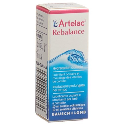 Artelac Rebalance eye drops Bottle 10 ml