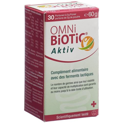 ម្សៅសកម្ម Omni-Biotic 60 ក្រាម។