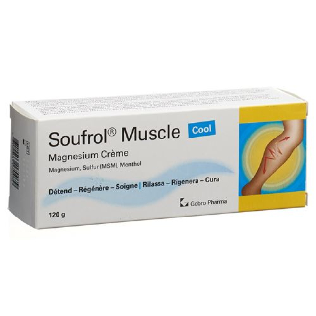 Soufrol Muscle Magnésio Cream Cool Tb 120 g