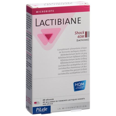 LACTIBIANE Shock 40M Cape 20 vnt