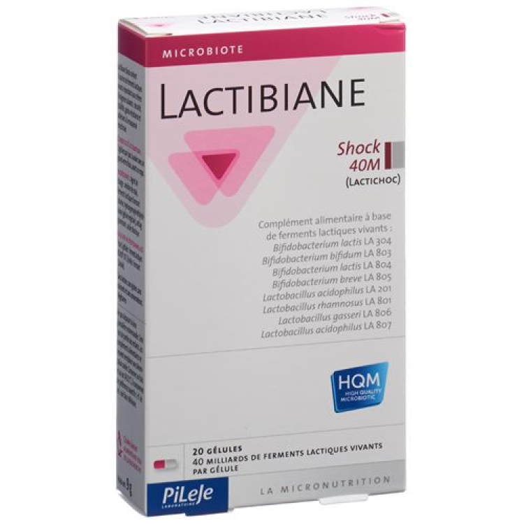 LACTIBIANE Shock 40M Cape 20 stk