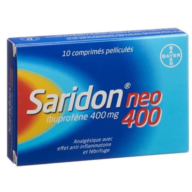 Saridon neo Filmtabl 400 mg 10개입