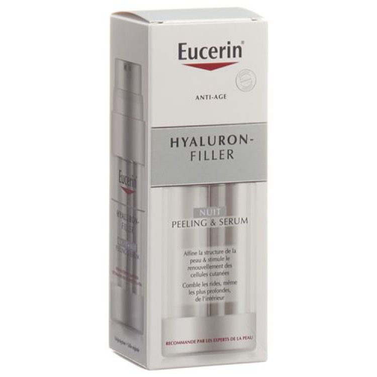 Eucerin HYALURON-FILLER peeling + serum nacht Disp 30 ml