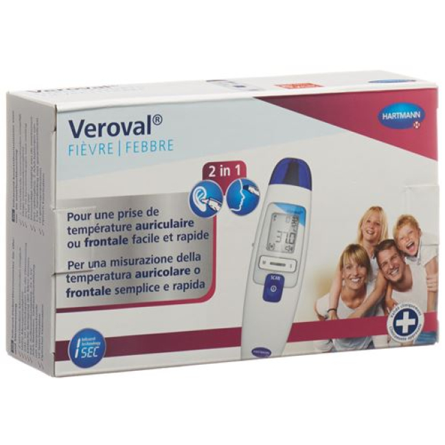 Veroval 2in1 infrarood thermometer