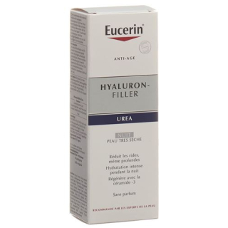 Eucerin HYALURON-FILLER קרם לילה + Urea Disp 50 מ"ל