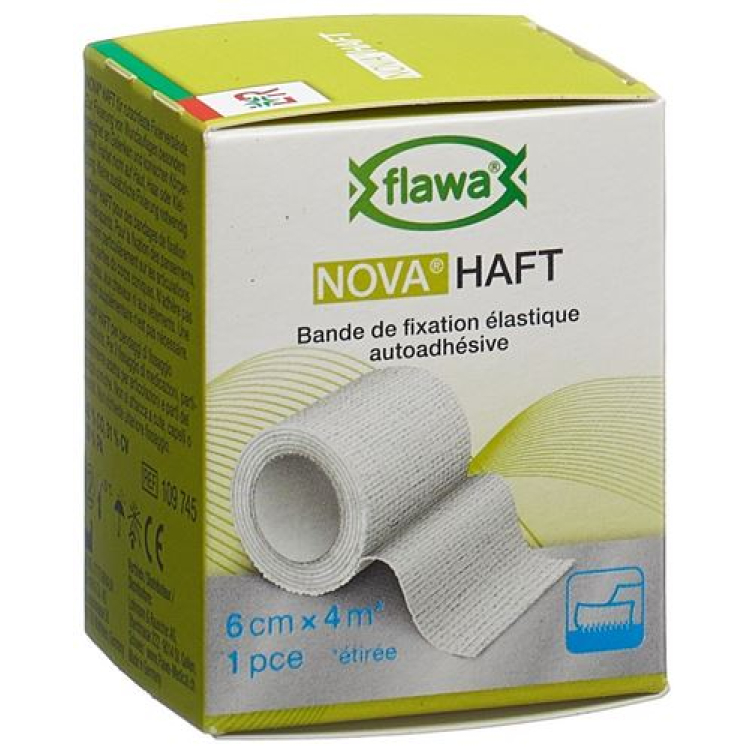 Flawa Nova Prison Cohesive Gauze Bandage 6cmx4m