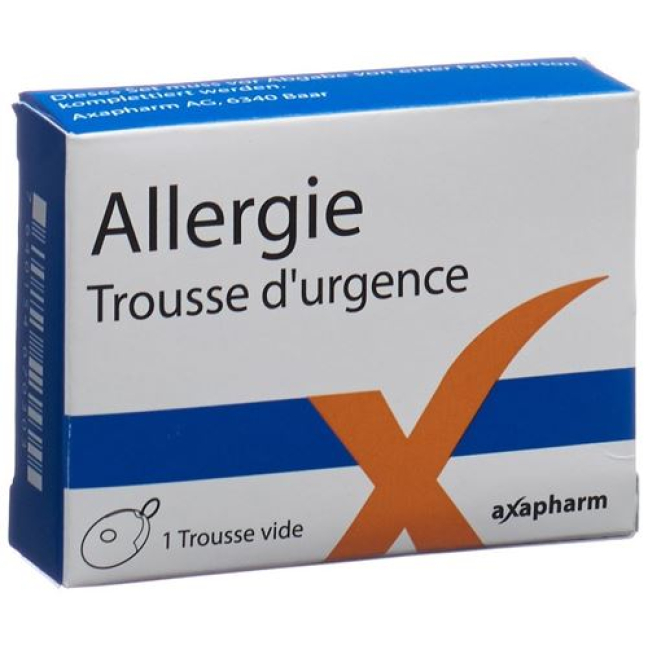 Trousse d'urgence allergie Axapharm vide