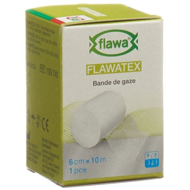 Flawa Flawatex gázový obvaz nepružný 6cmx10m